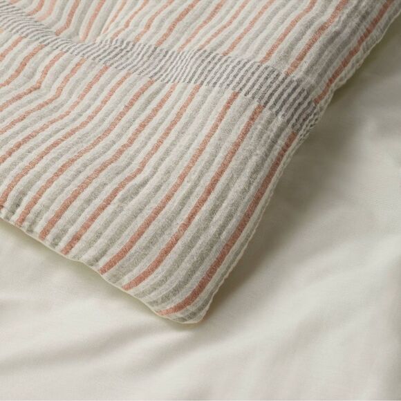 Yarn Dyed Gauze Stripe Comforter & Sham Set Cream - Opalhouse™ with Jungalow - Picture 3 of 8
